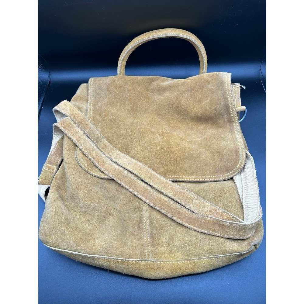 Free People We The Free Paris Convertible Leather Backpack Suede Finish Boho